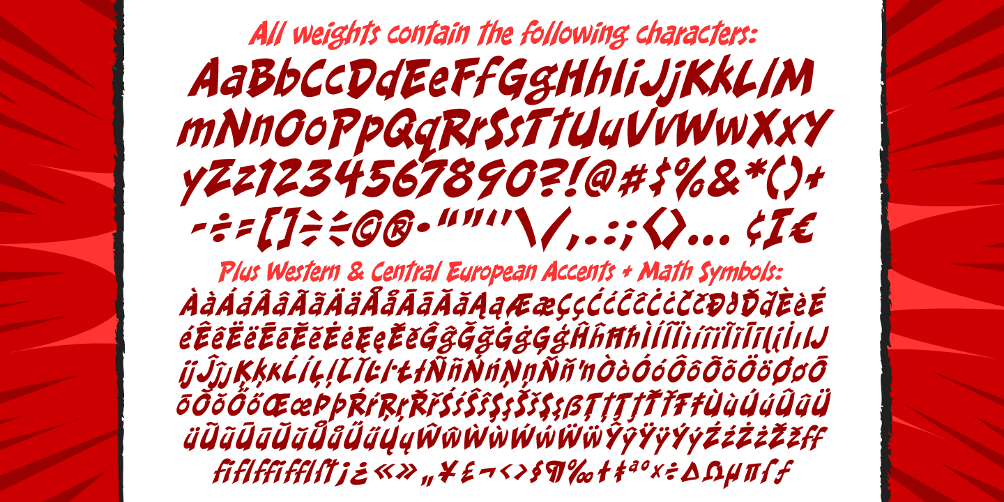 Danger Girl Font Poster #1