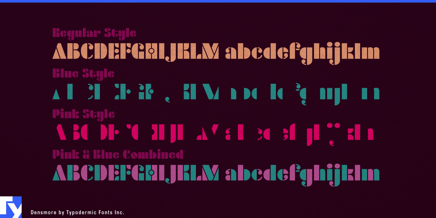 Densmore Font Poster #1