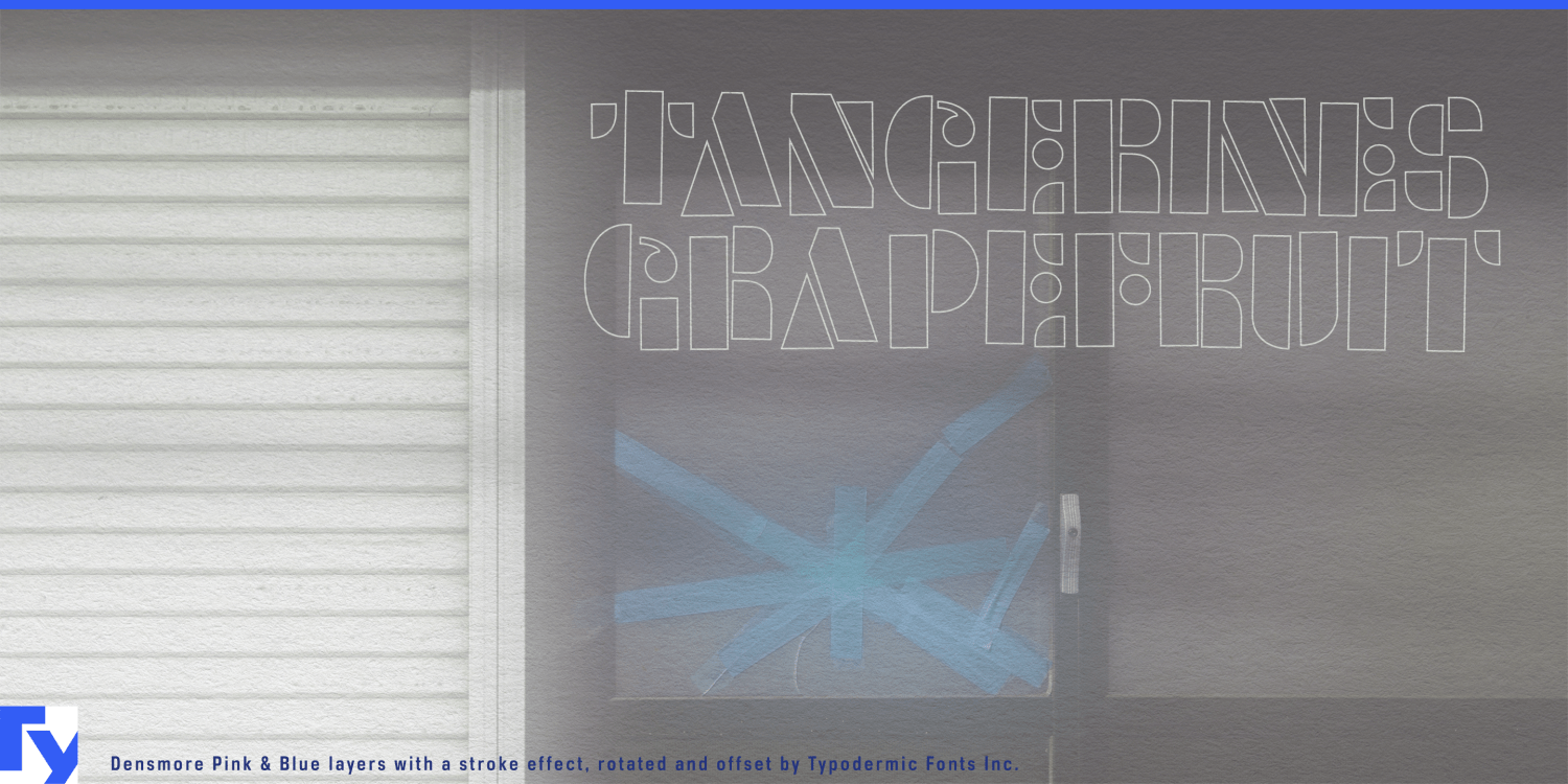 Densmore Font Poster #1