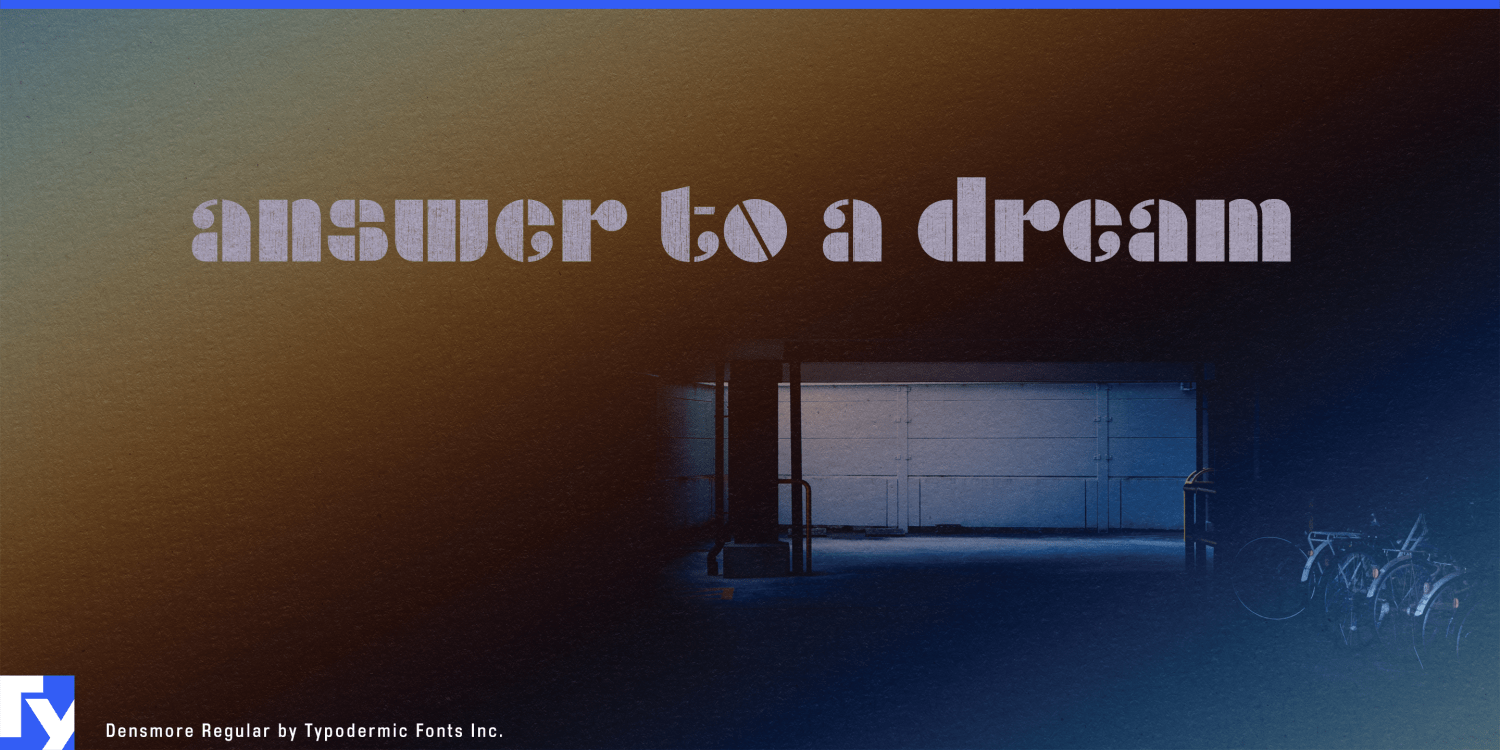 Densmore Font Poster #1