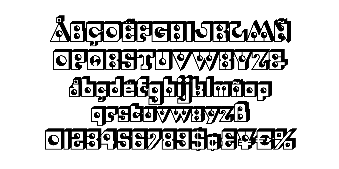 Churchward Roundsquare Font Poster #10