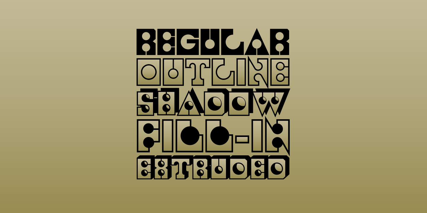 Churchward Roundsquare Font Poster #4