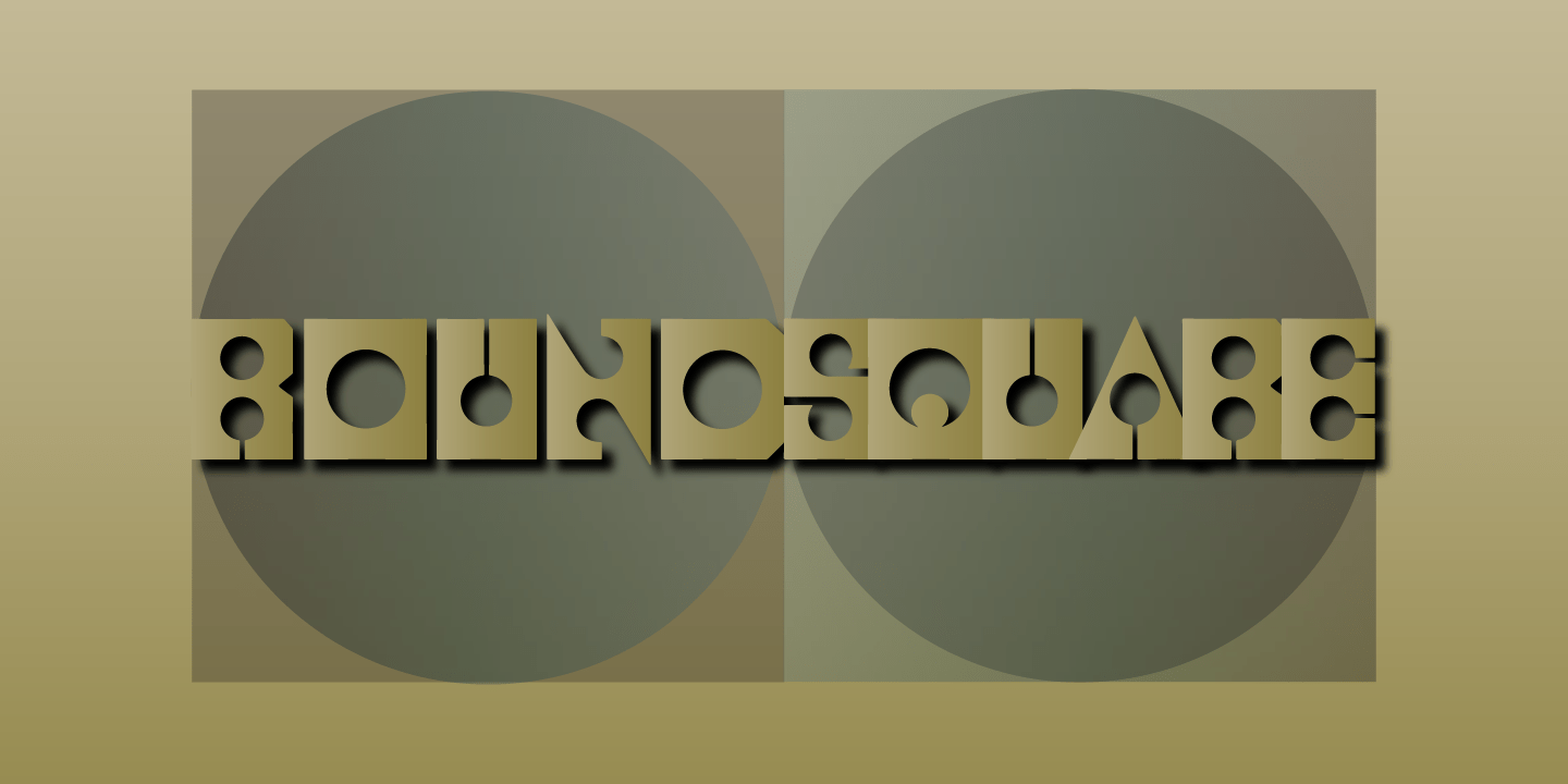 Churchward Roundsquare Font Poster #5