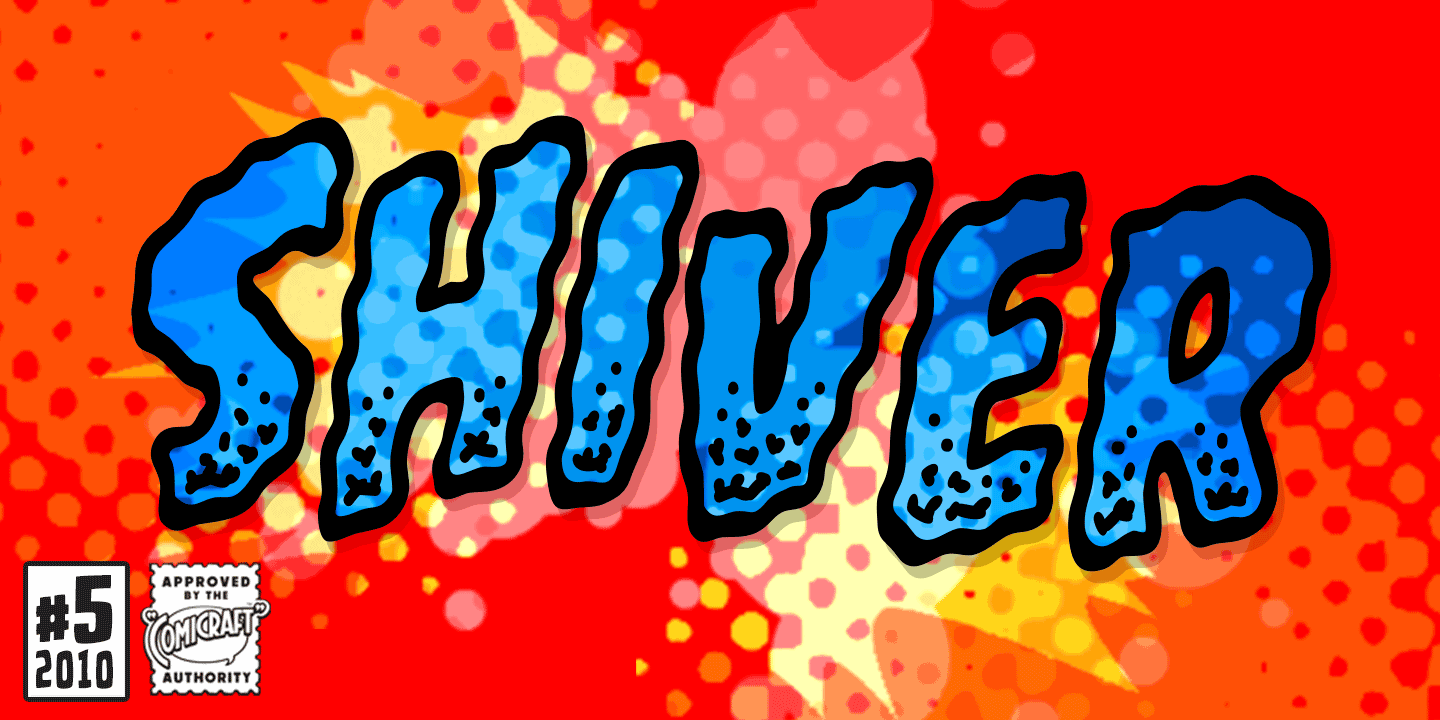 Shiver Font Poster #1