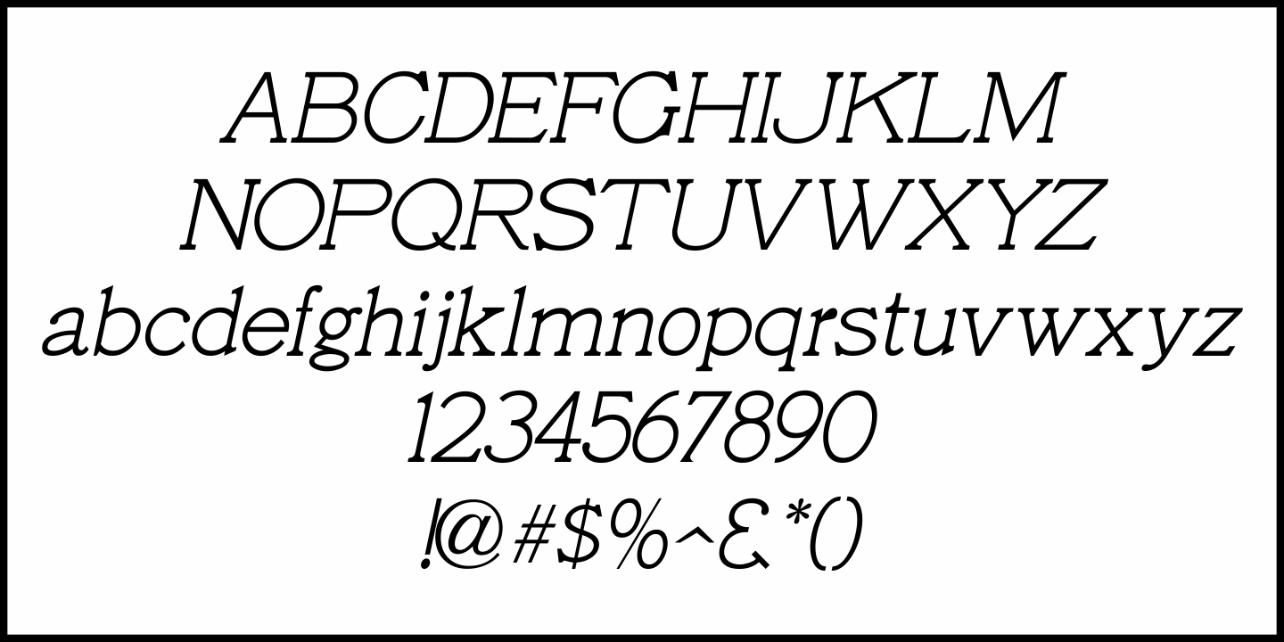 File Clerk Font Poster #5