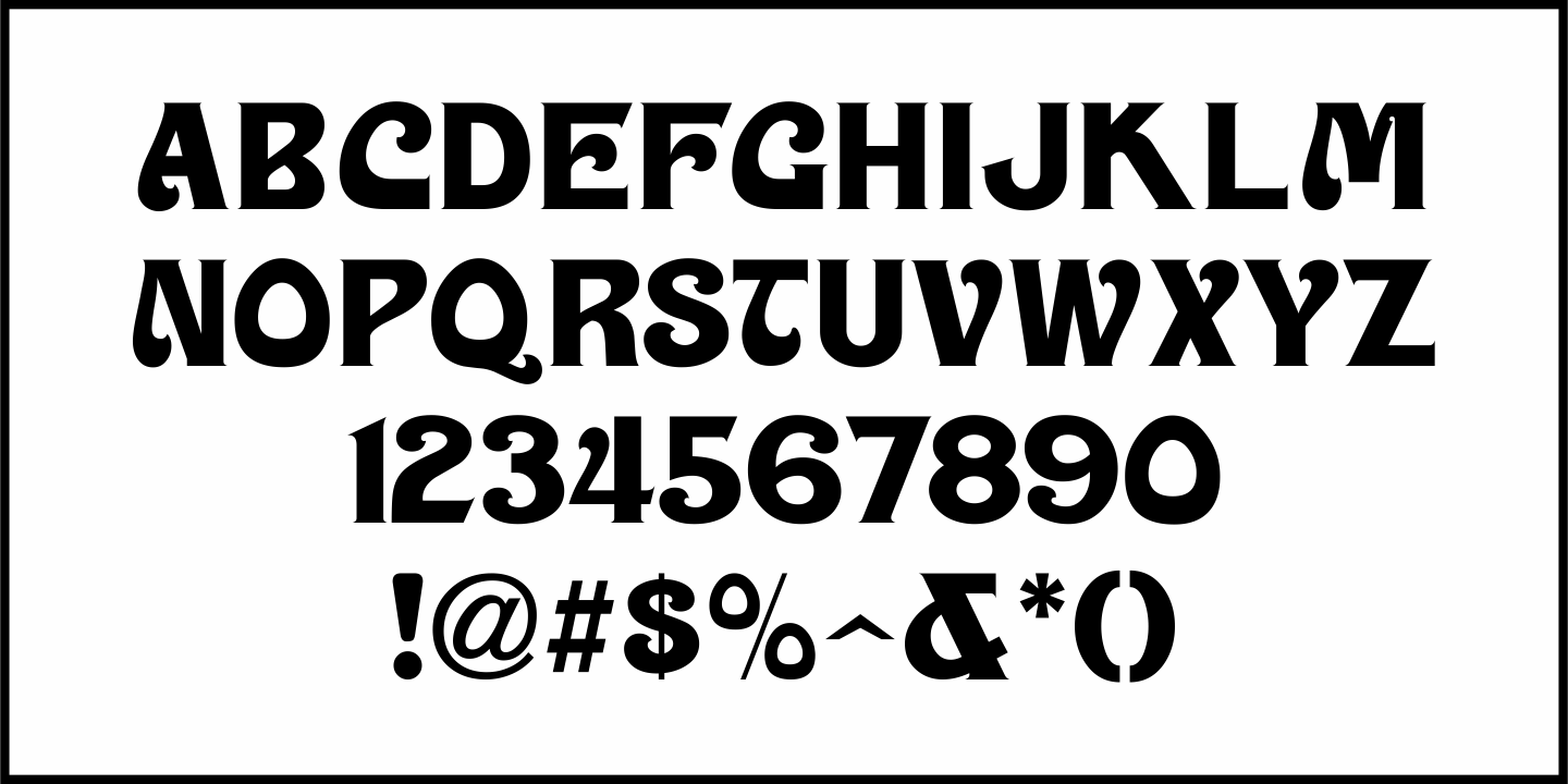 Groovy Tuesday Font Poster #3