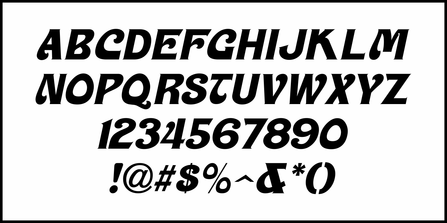 Groovy Tuesday Font Poster #5