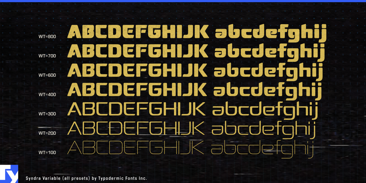Syndra Variable Font Poster #1