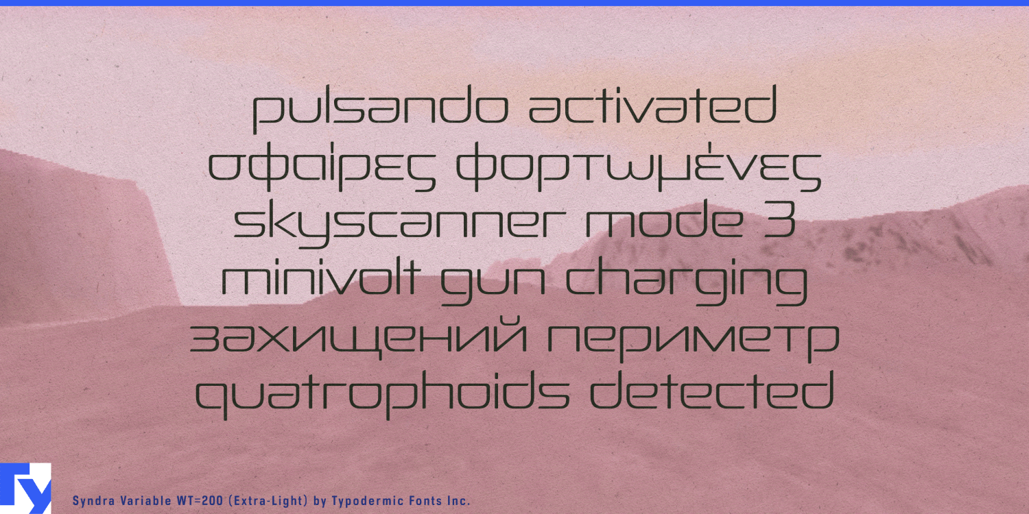Syndra Variable Font Poster #1