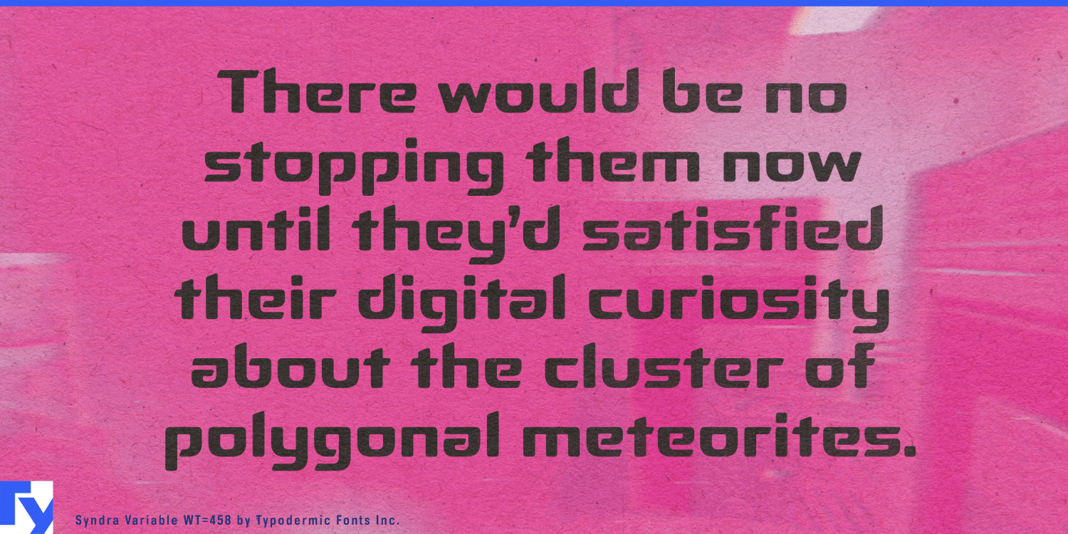 Syndra Variable Font Poster #1