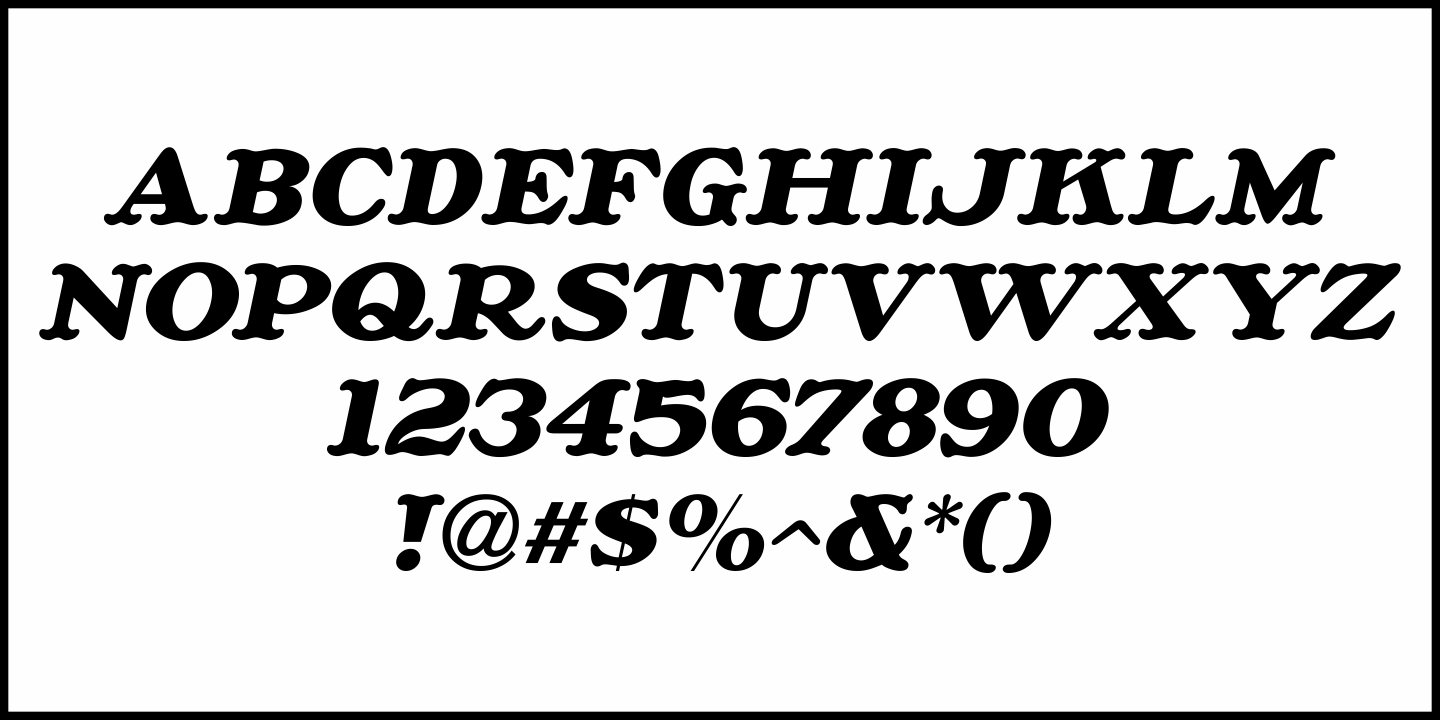Village Hall Font Poster #5