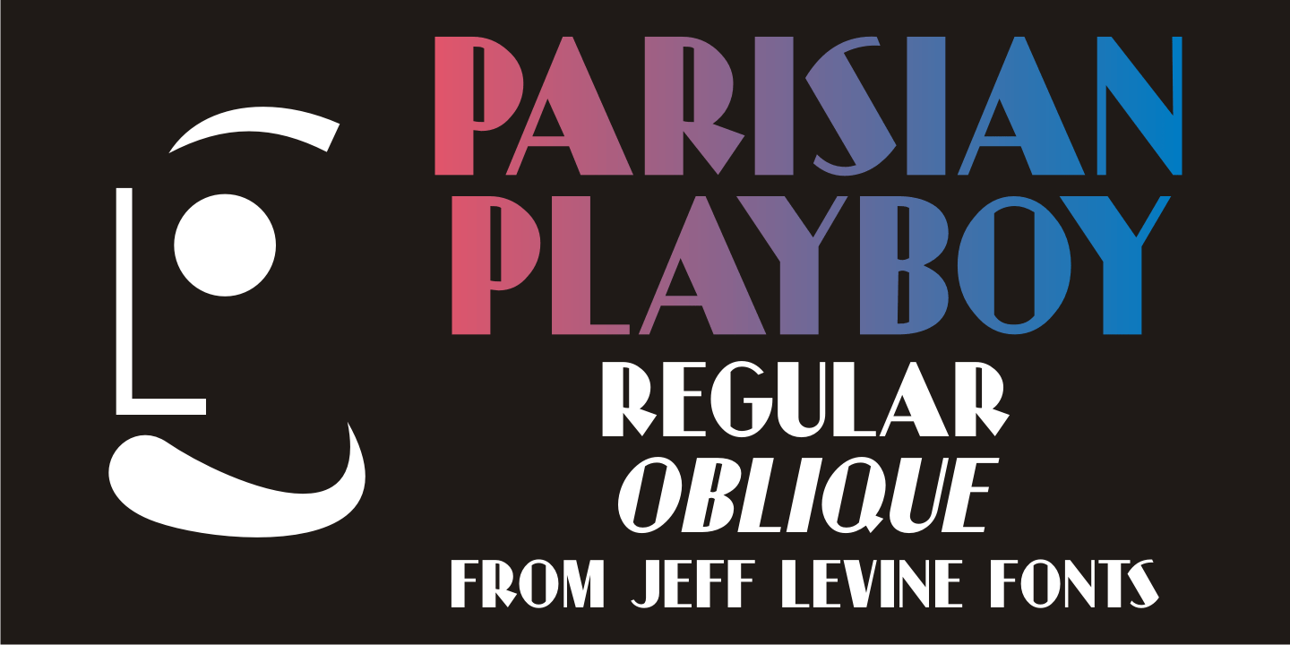 Parisian Playboy Font Poster #1