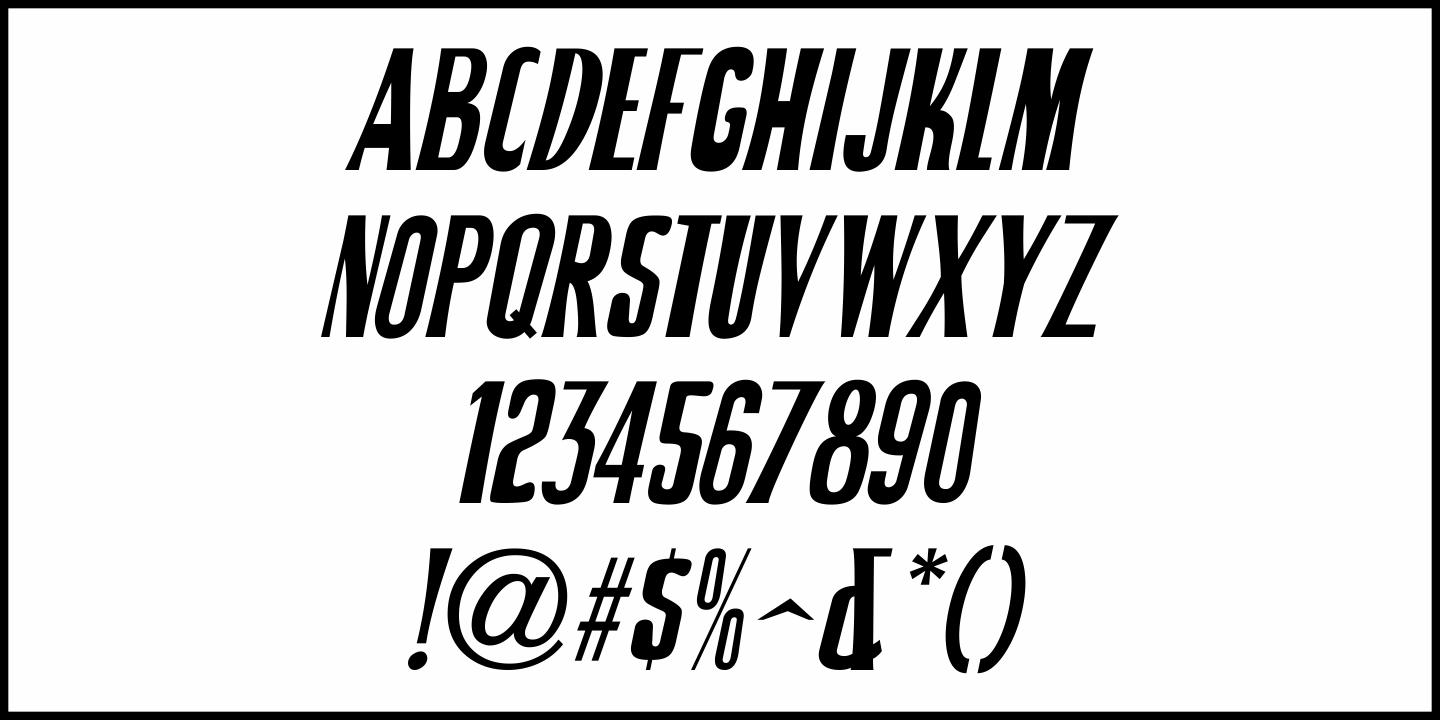 Creepy Events Font Poster #1