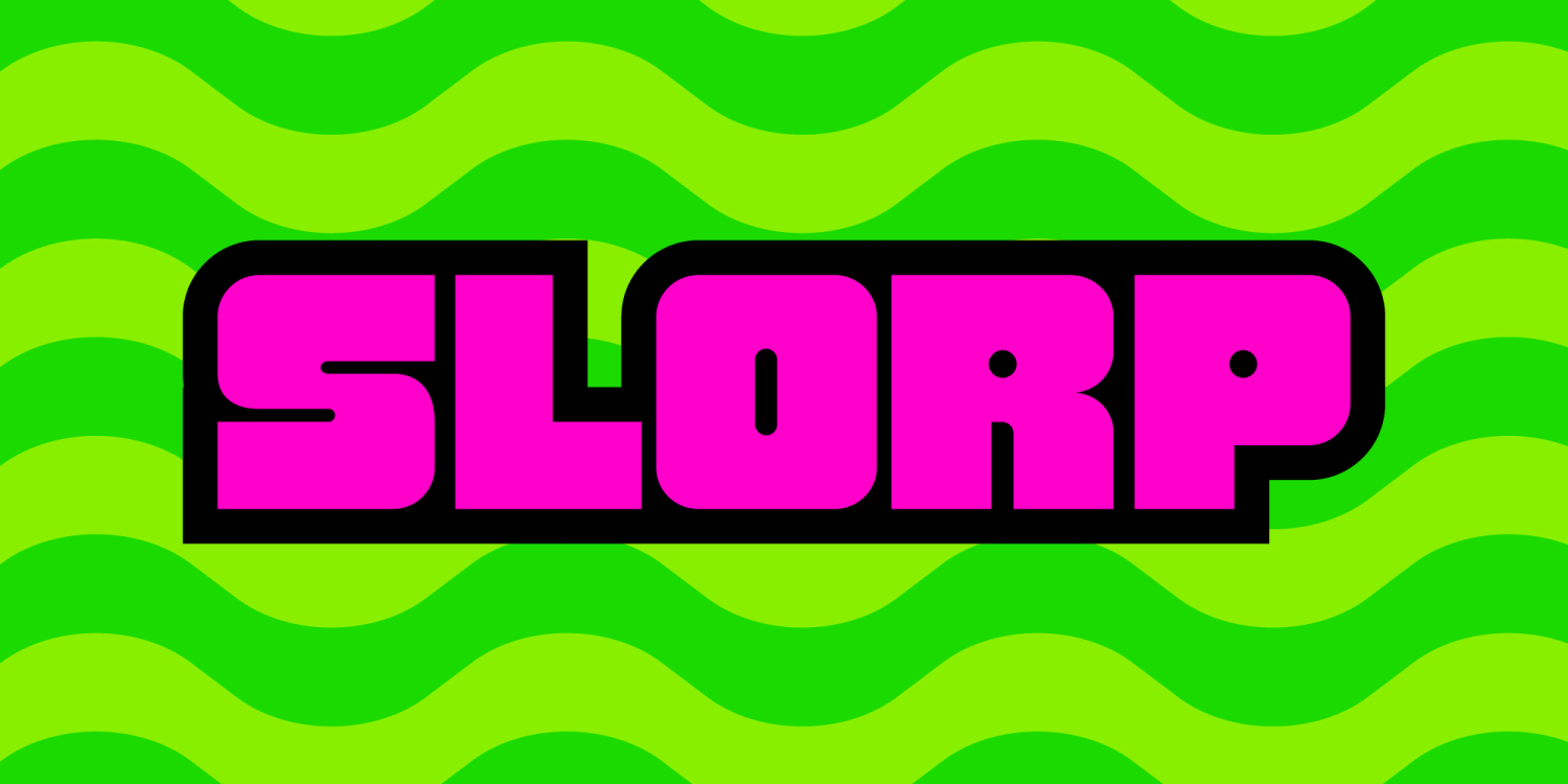 Slorp Font Poster #1