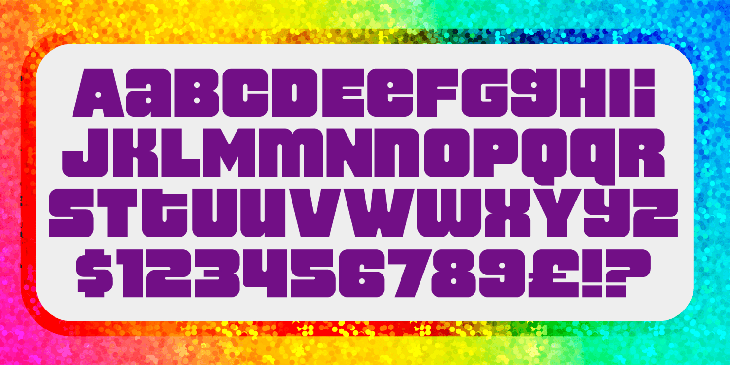 Slorp Font Poster #1