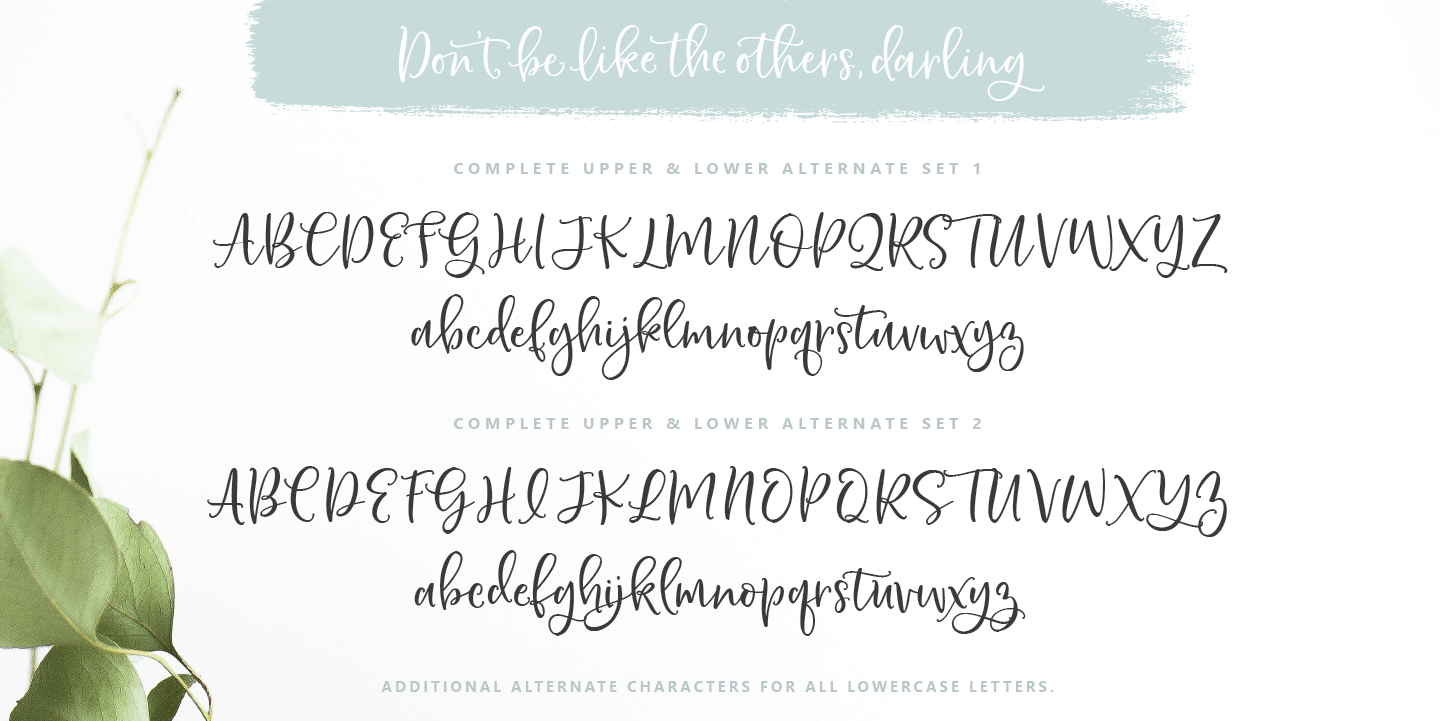 Bottoms Up Love Font Duo Font Poster #1