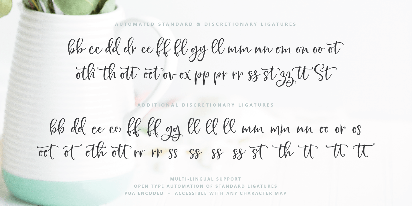 Bottoms Up Love Font Duo Font Poster #1