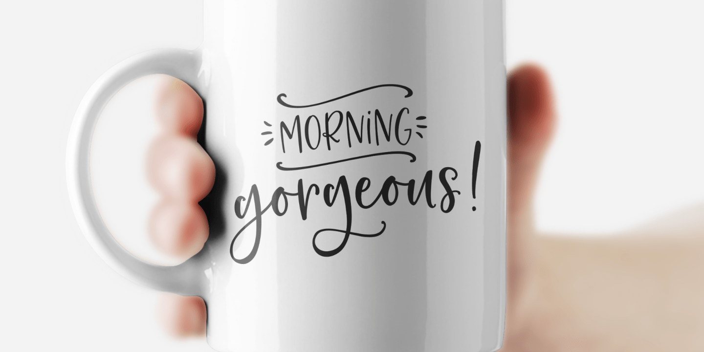 Bottoms Up Love Font Duo Font Poster #1