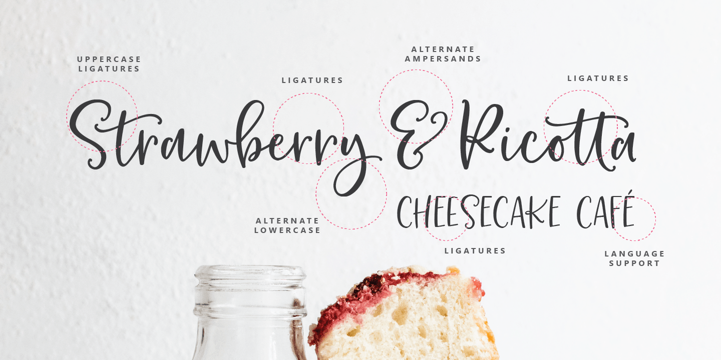 Bottoms Up Love Font Duo Font Poster #1