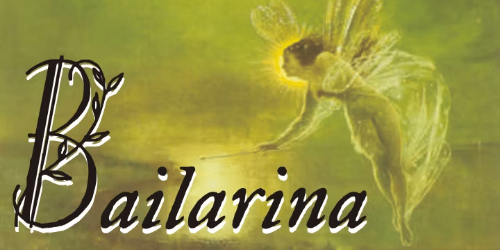 Bailarina Font Family Poster
