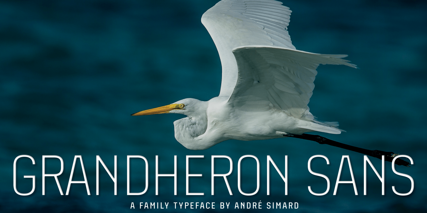 Grandheron Sans New Font Poster #1