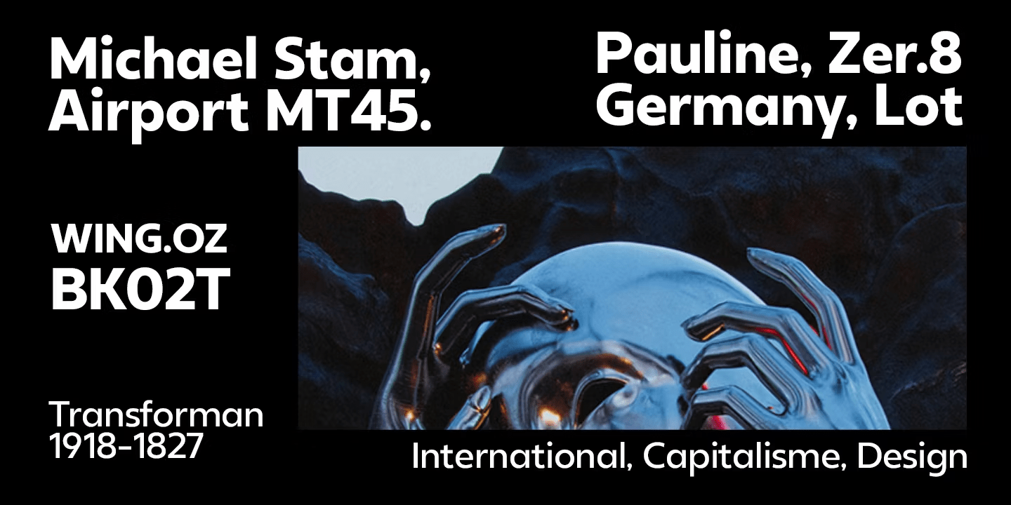 Revolin Font Poster #8