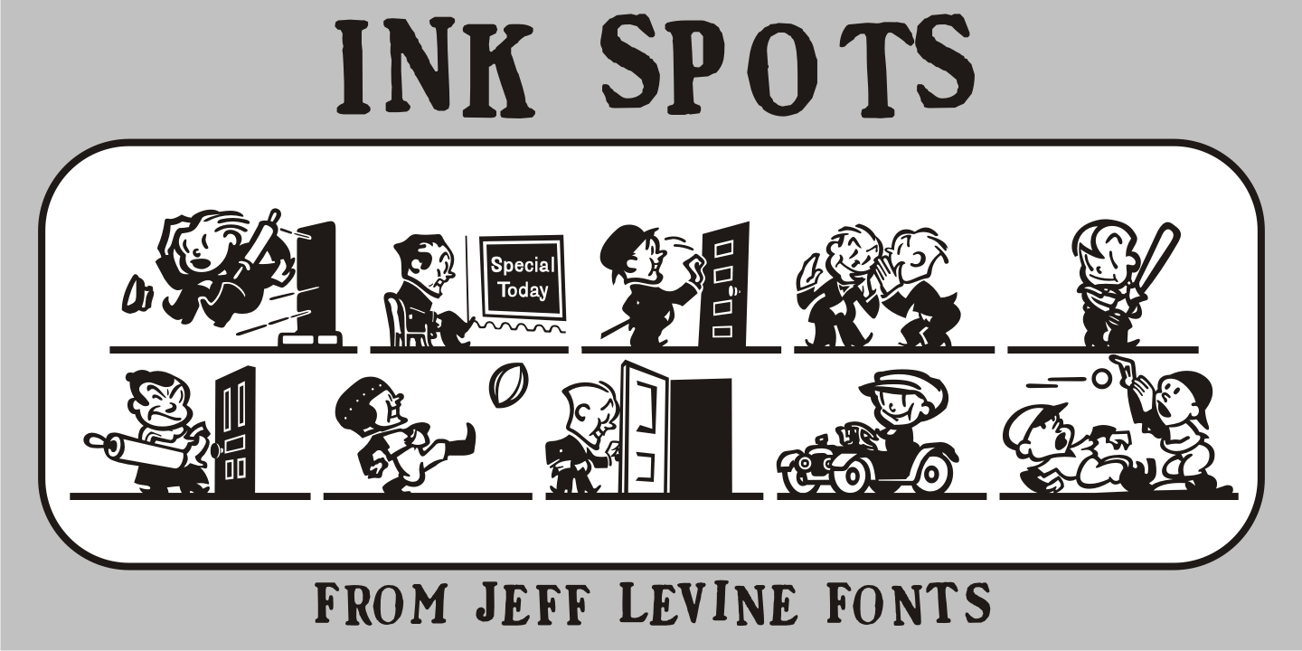 Ink Spots Font Family