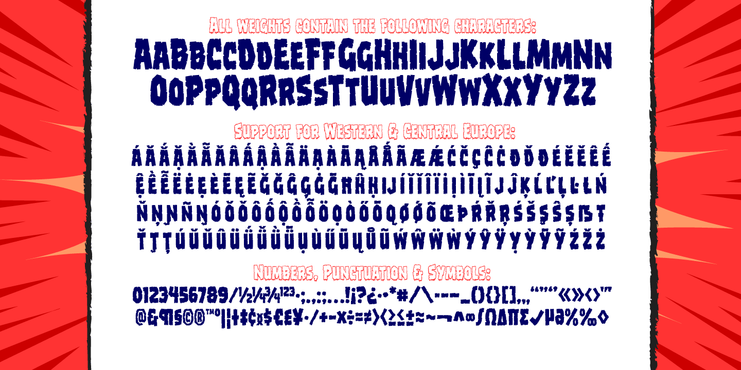 Frostbite Font Poster #1