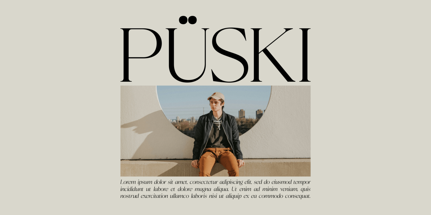 Gauzy Lumatic Font Poster #5