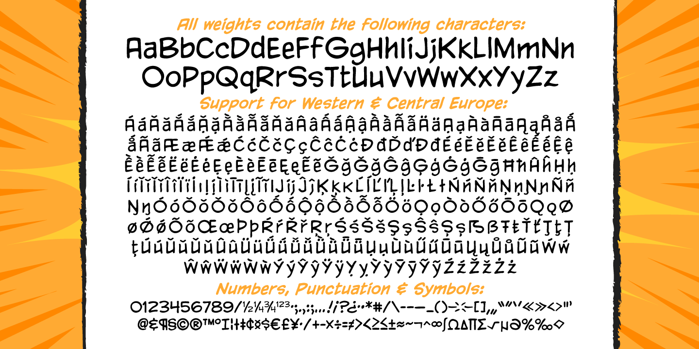 Yada Yada Yada Font Poster #1