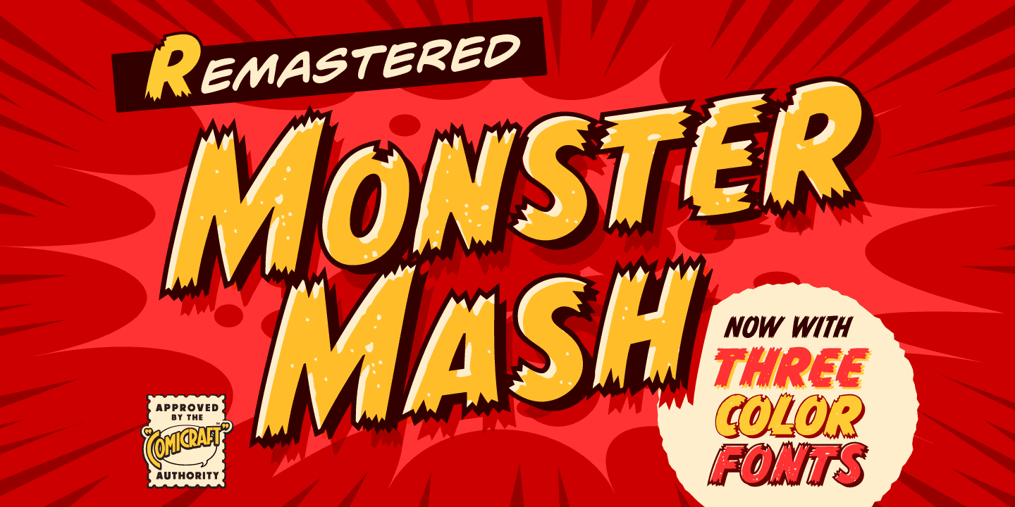 Monster Mash Font Poster #1
