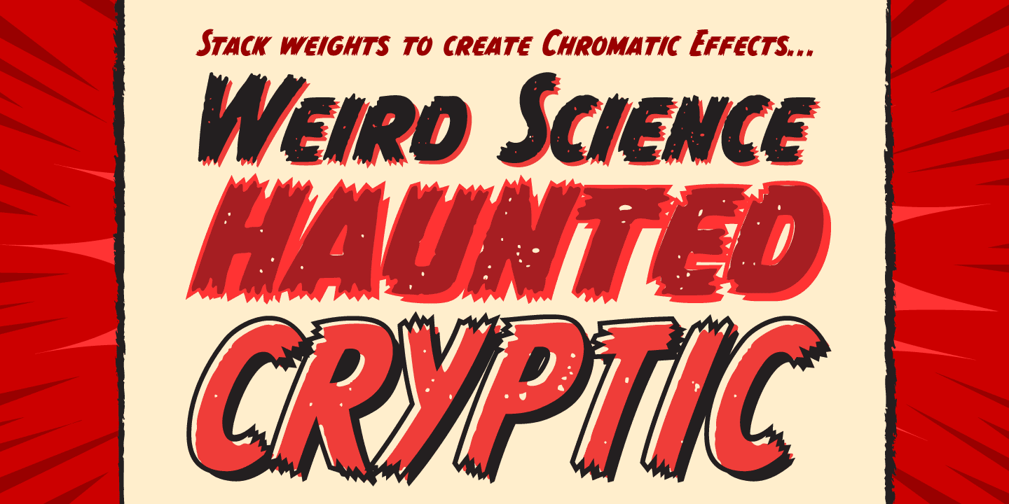Monster Mash Font Poster #1