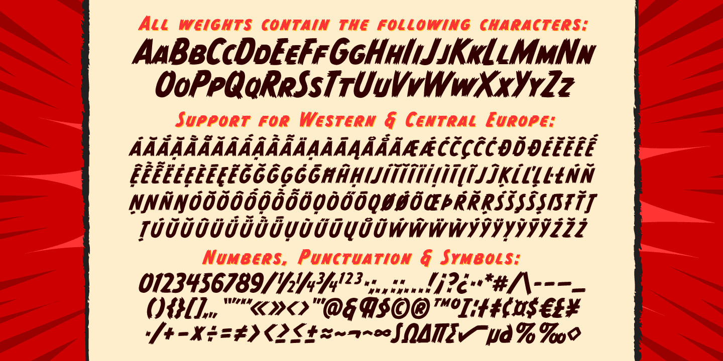 Monster Mash Font Poster #1
