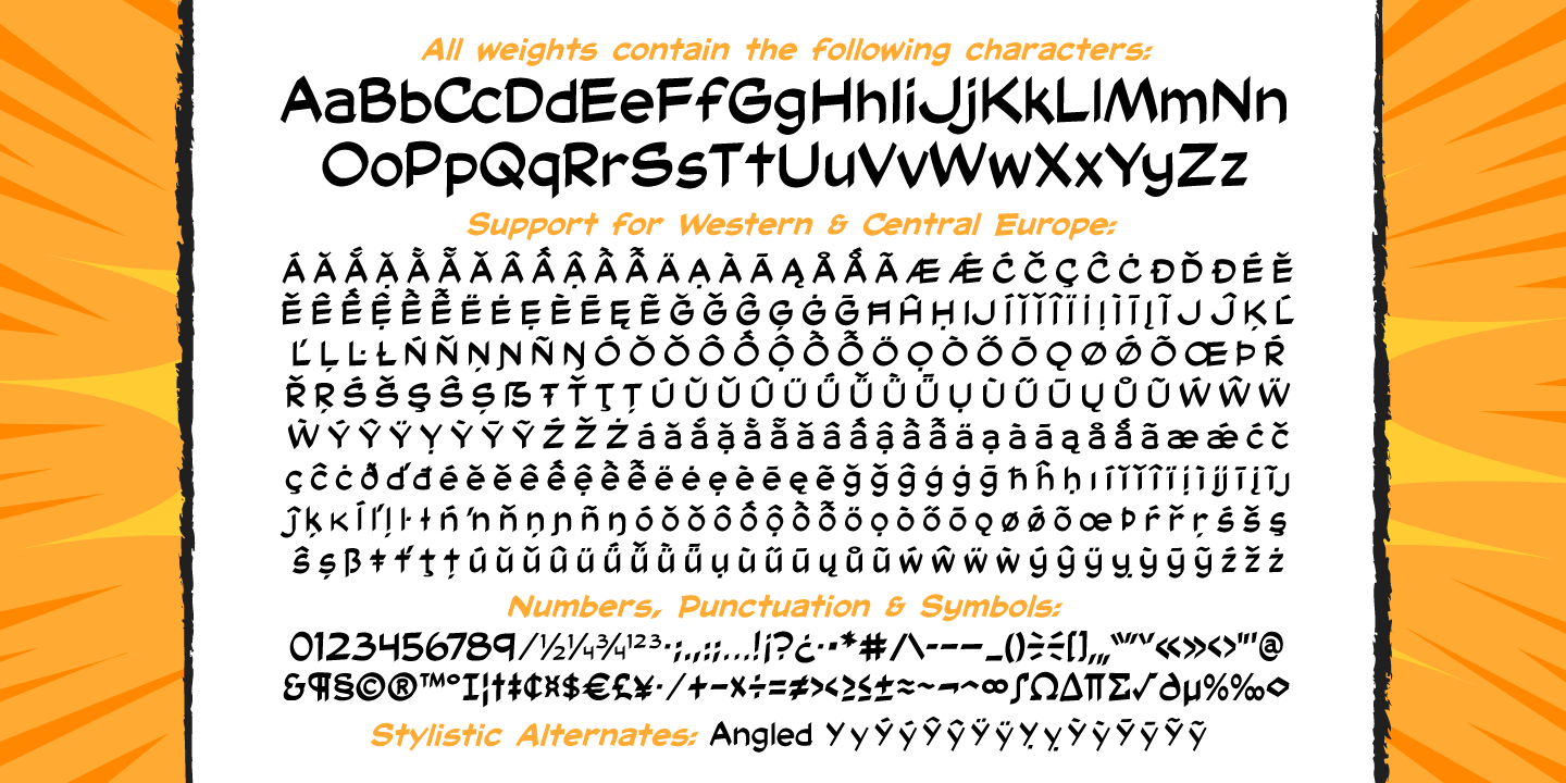 Cutthroat Lower Font Poster #1