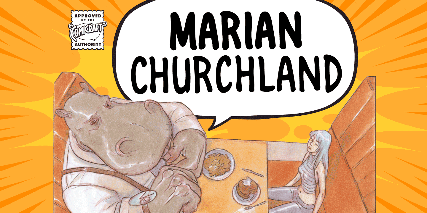 Marian Churchland Font Poster #1