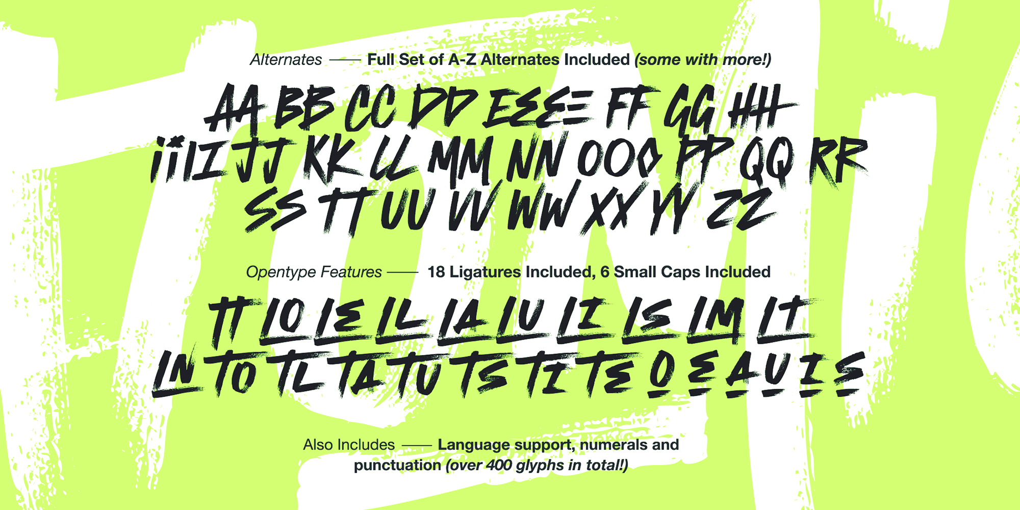 Atomic Marker Font Poster #1