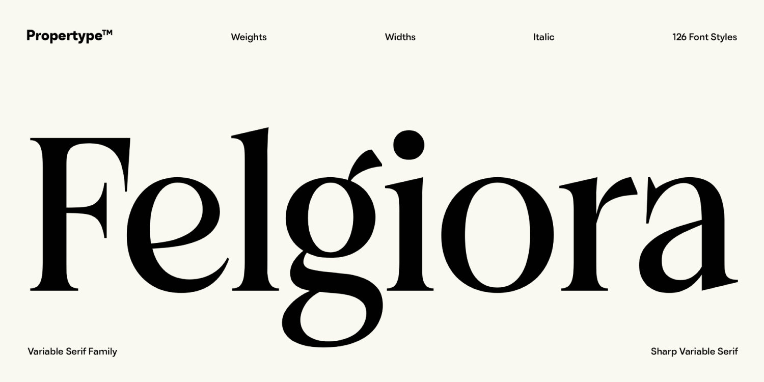 Felgiora Font Family