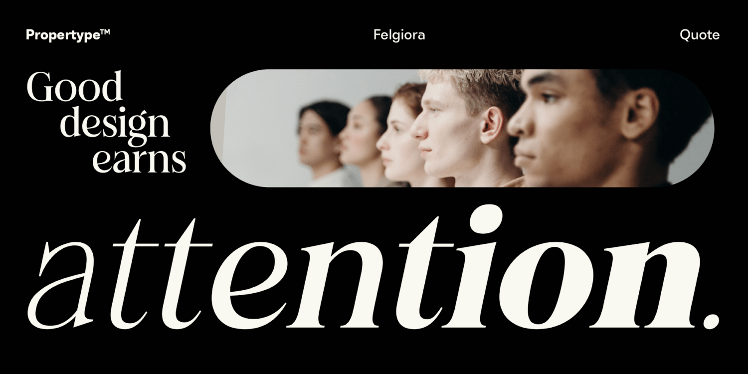 Felgiora Font Poster #11