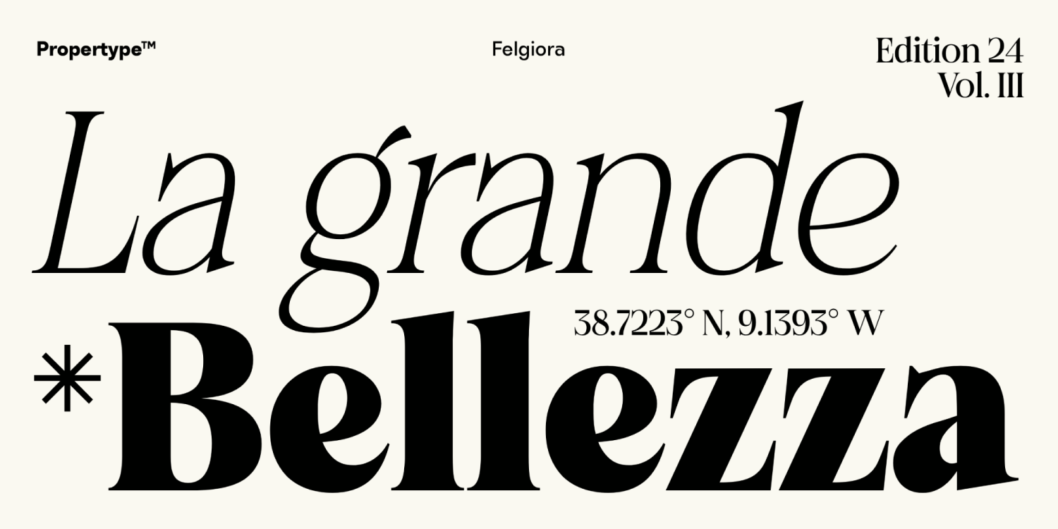 Felgiora Font Poster #12