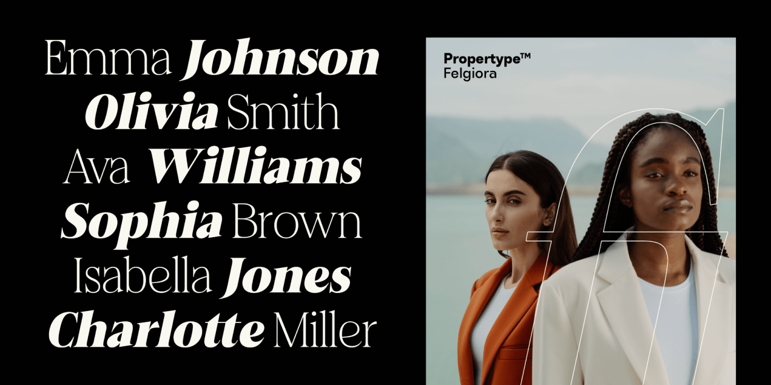 Felgiora Font Poster #14