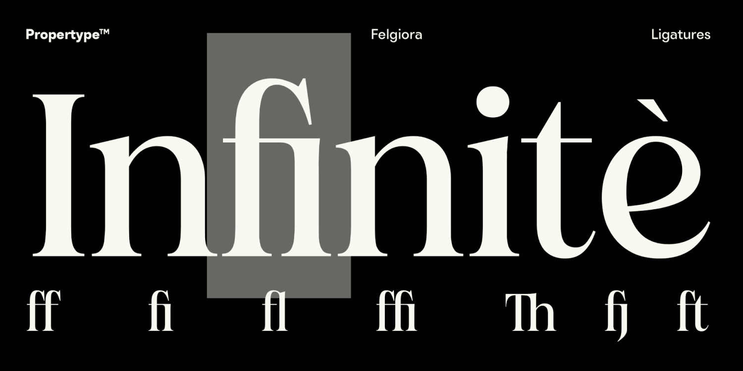 Felgiora Font Poster #15
