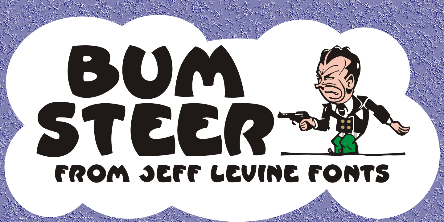 Bum Steer Font Poster #1