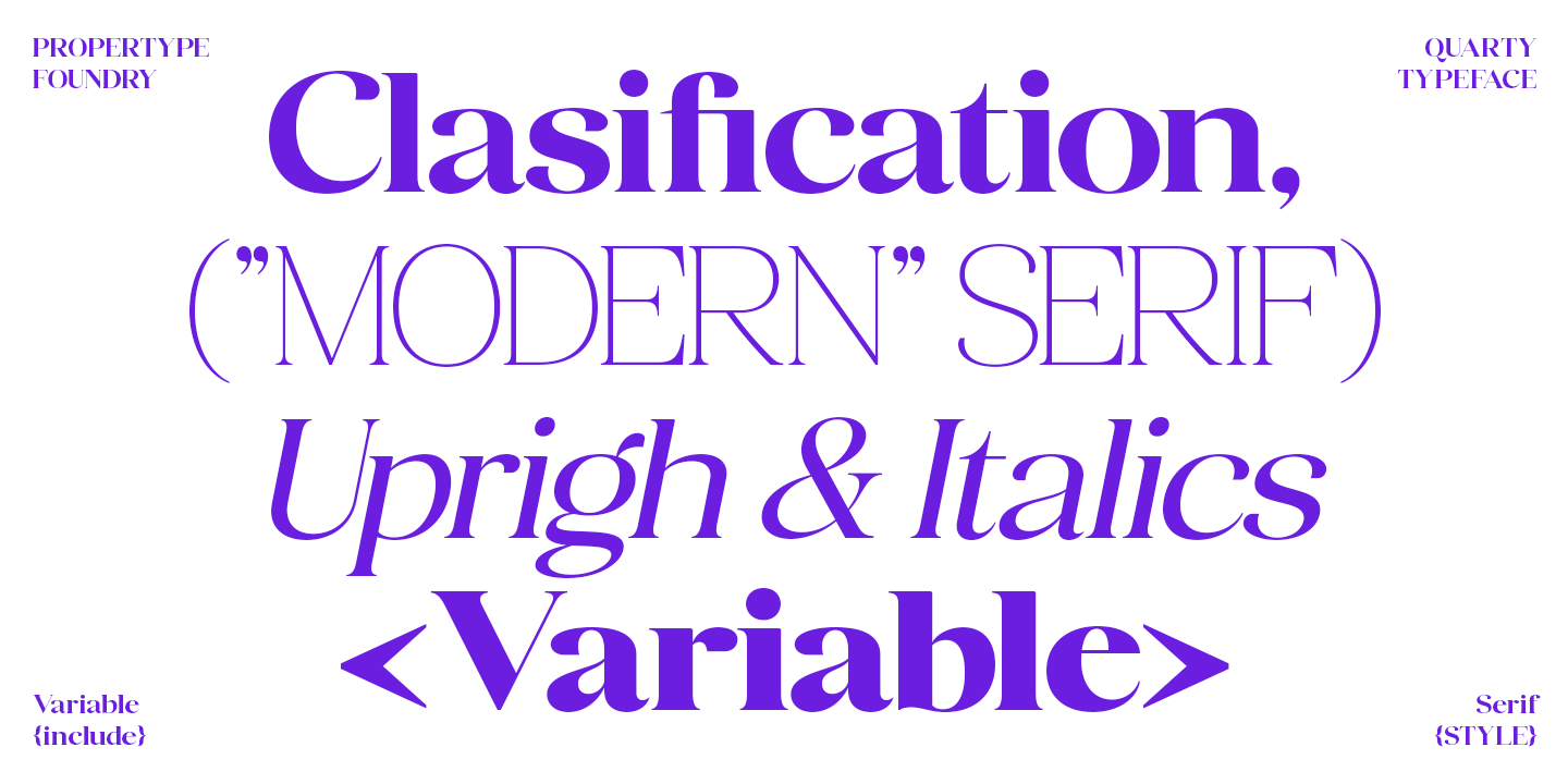 Quarty Serif Font Poster #11