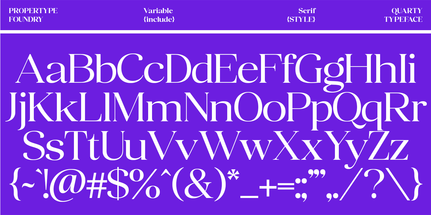 Quarty Serif Font Poster #13