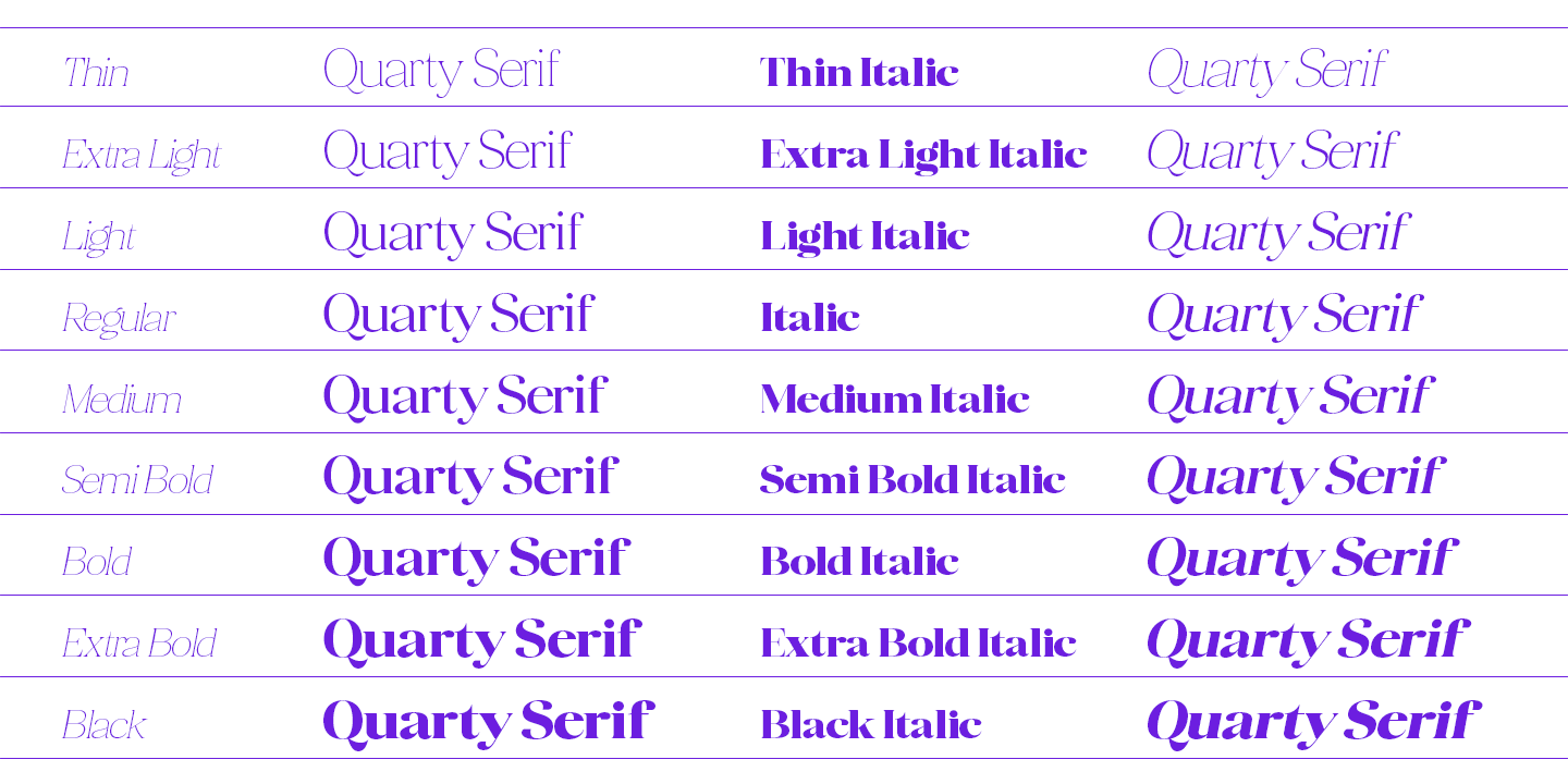 Quarty Serif Font Poster #4