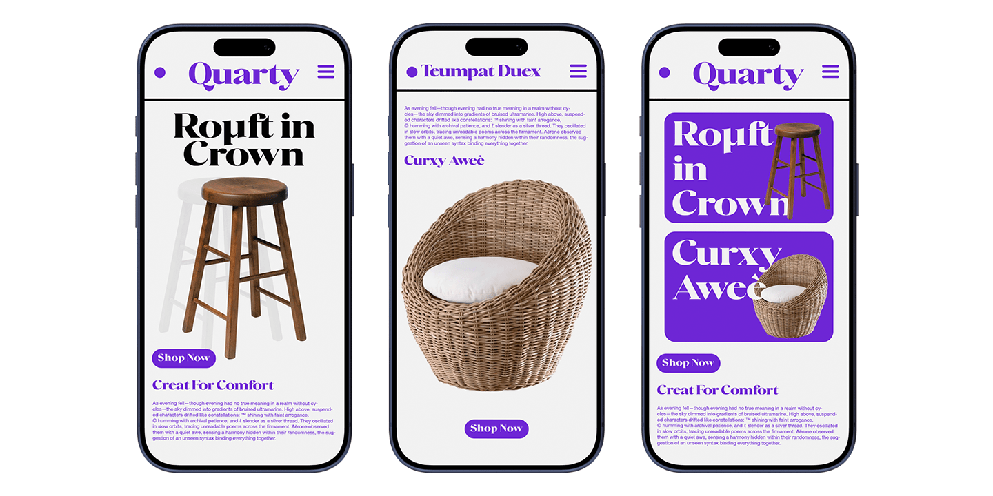 Quarty Serif Font Poster #7