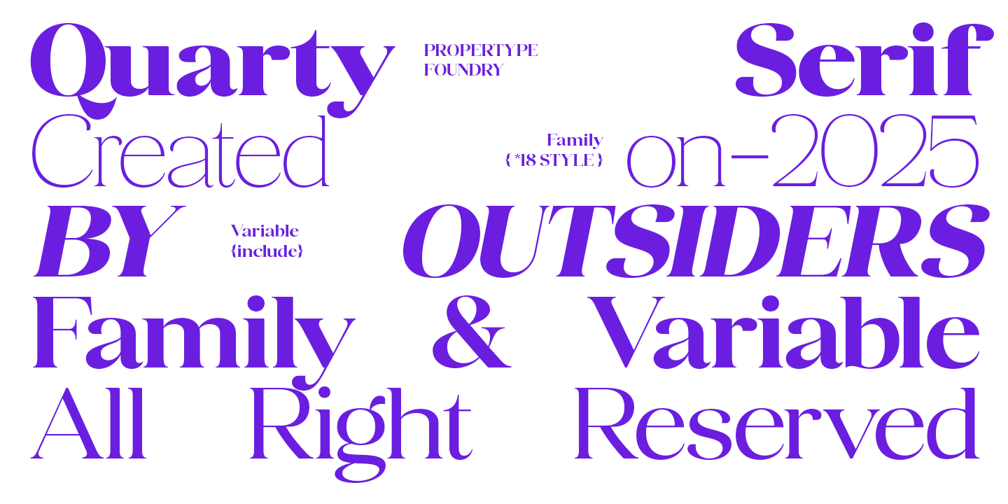 Quarty Serif Font Poster #9
