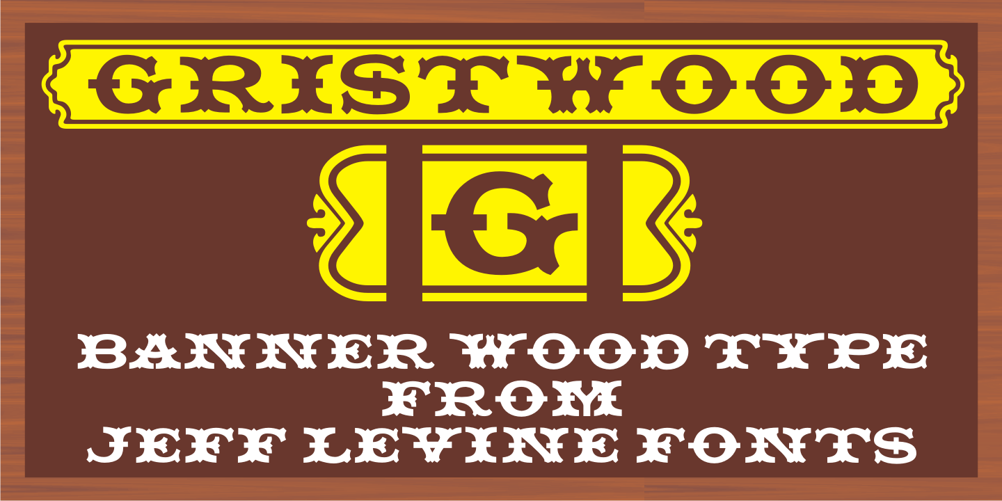 Gristwood Font Family Poster