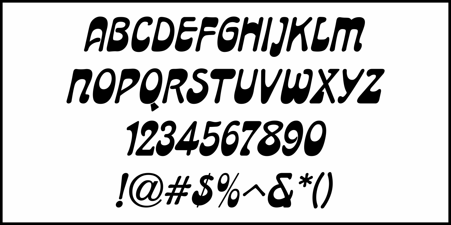 Old Time Nouveau Font Poster #5