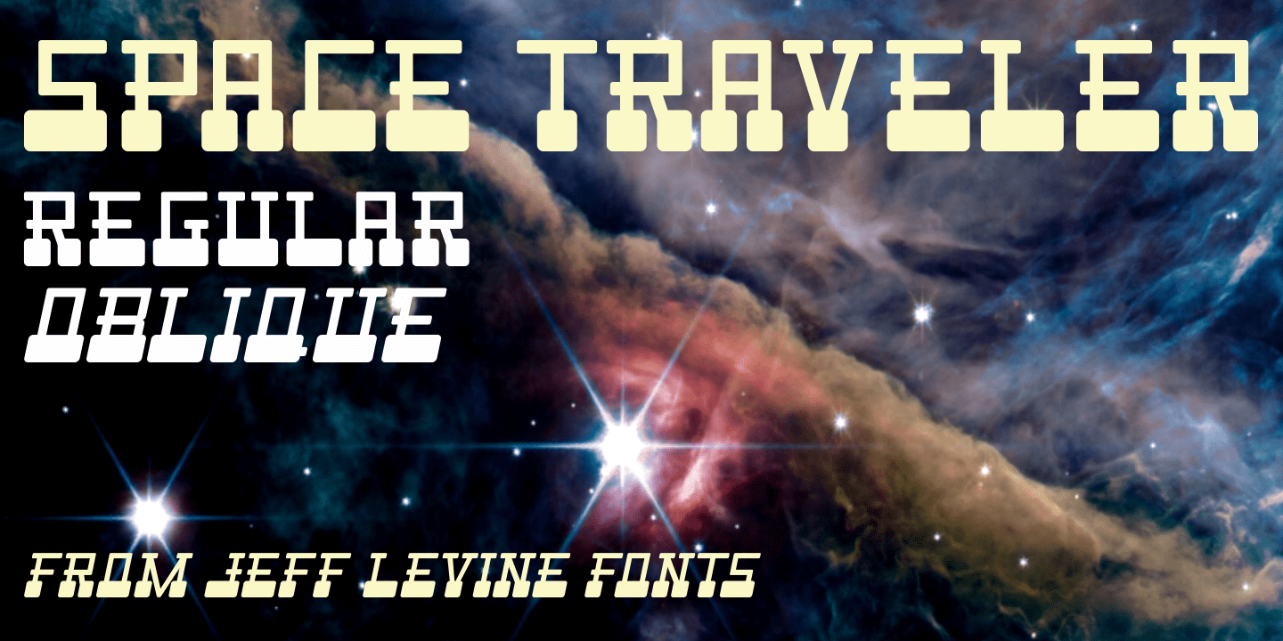 Space Traveler Font Family Poster